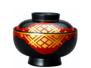 Japanese Lacquerware -Hirahide Bowl (large)-