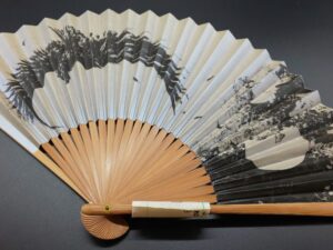 Hand Fan -12 Chinese Zodiac Animals (Rooster)-