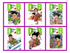 Manga: Dragon Ball, Vol. 1-6 (a 6-book set, Paperbacks, Japanese version)