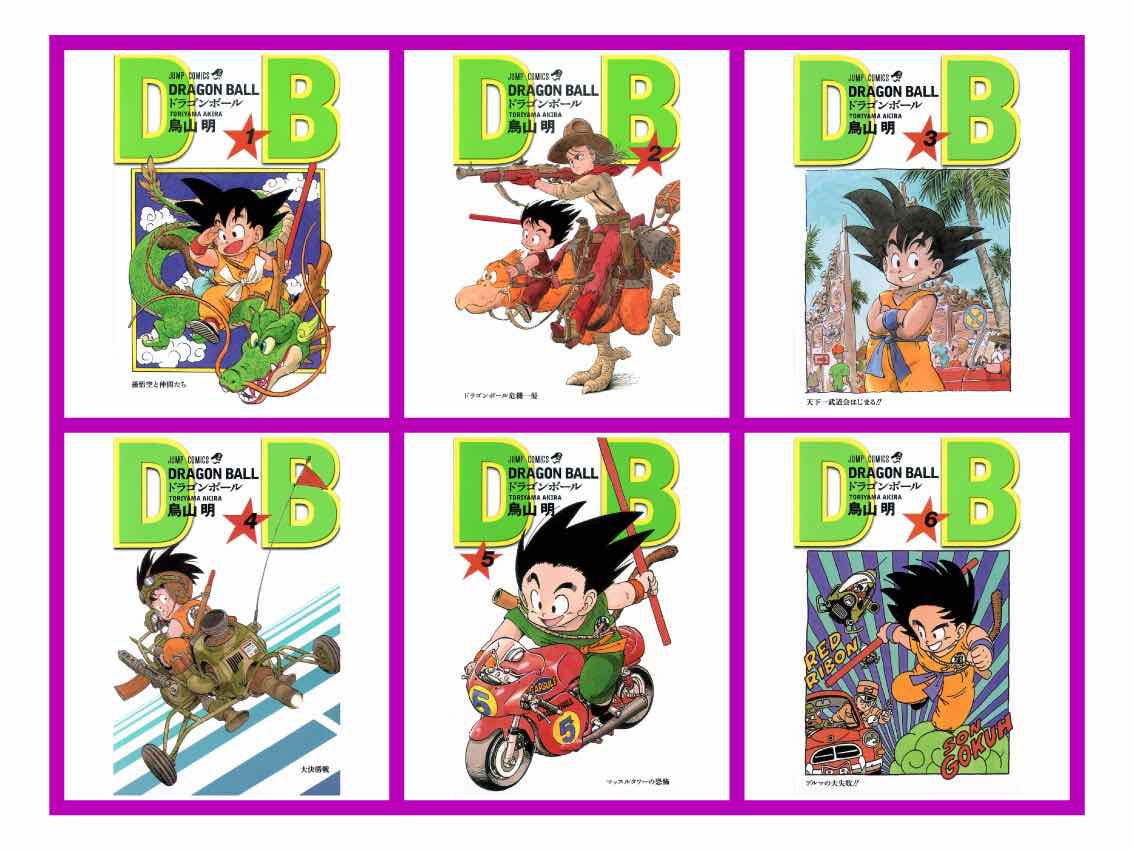 Japanese Through manga Dragon ball 1