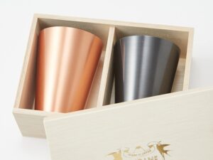 A Pair of Copper Cups